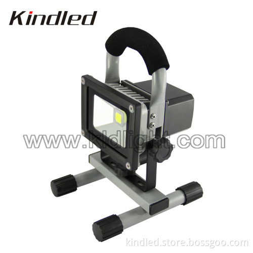 Portable Rechargeable LED Floodlight-10W RGB for Working Time 3hours